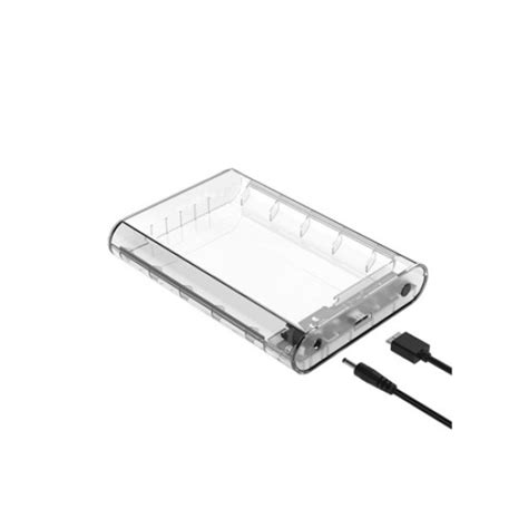 ORICO 3.5 inch Transparent USB3.0 External Hard Drive Enclosure