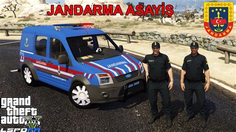 GTA 5 JANDARMA MODU ASAYİŞ DEVRİYE FORD CONNECT LSPDFR 25 YouTube