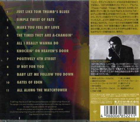 Bryan Ferry Dylanesque Japanese Cd Album Cdlp