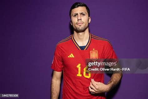 Rodri of Spain poses during the official FIFA World Cup Qatar 2022 ...