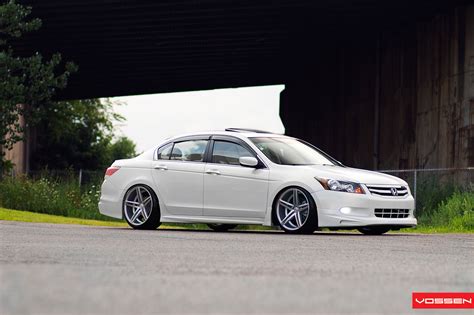 Bespoke White Honda Accord on Vossen Rims — CARiD.com Gallery