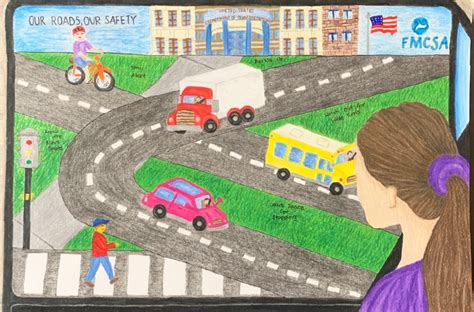 Road Safety Art Contest Winners Fmcsa