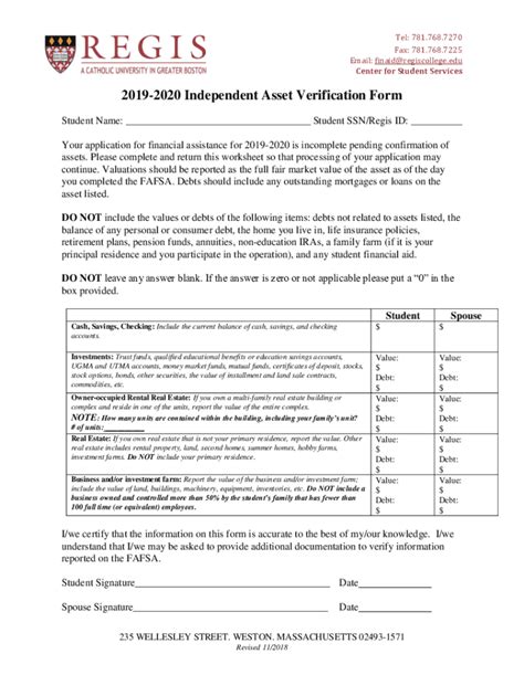 Fillable Online Fafsa On The Web Worksheet English