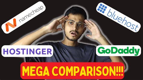 Bluehost Vs Hostinger Vs Godaddy Vs Namecheap MEGA COMPARISON Best