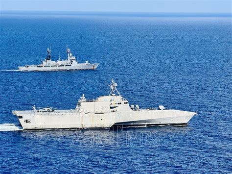 Air Times News Network Filipina Ronda Bersama Kapal LCS Di Laut China