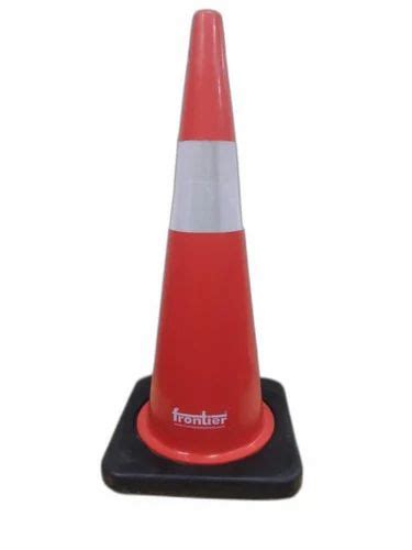 Red Silver And Black PVC Traffic Cone For Road Safety At Rs 100 In New