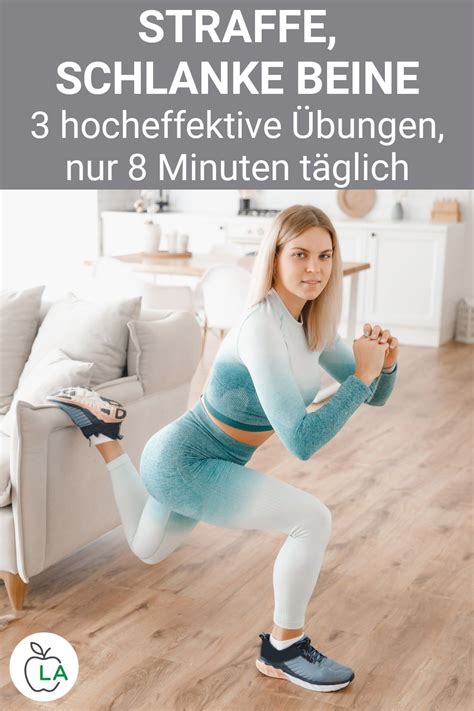 Beine trainieren 3 Übungen fürs Frauen Beintraining für Zuhause