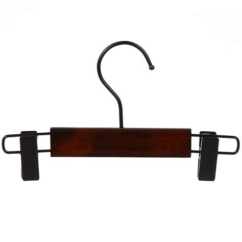 Вешалка-плечики для брюк, 24х1.2 см, дерево, с зажимами, FGL24K-4 ...