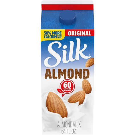 Amazon Silk Almond Milk Original Dairy Free Vegan Non GMO