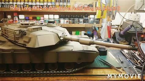 Abrams M A Heng Long Rc Tanks With Barrel Recoil N Flash Youtube