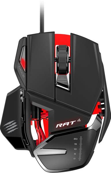 Игровая мышь Mad Catz Mad Catz R.A.T. 4 игровая мышь PCAmc67, красный ...
