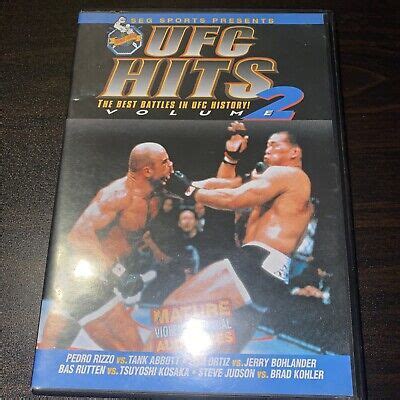 Ultimate Fighting Championship Vol Ufc Hits Dvd Very Good