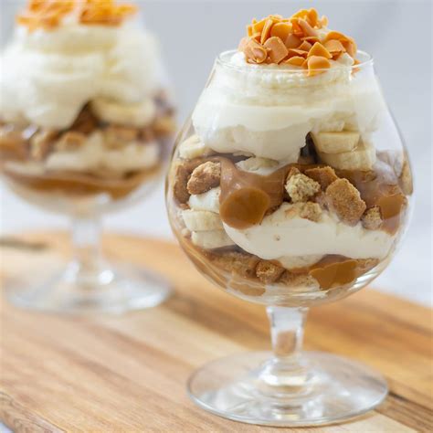 Banoffee Pie I Glas Nem Og L Kker Opskrift P En Portionsanrettet Dessert