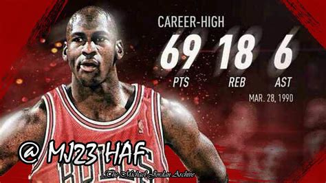 Michael Jordan Career High Highlights Vs Cavaliers 19900328 69pts