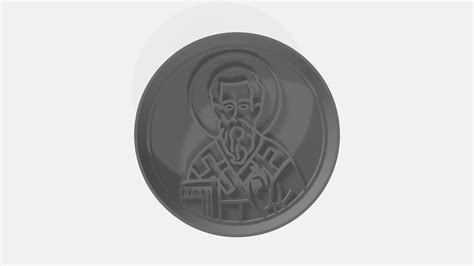 STL File Sveti Ignjatije Modla Za Slavski Kolac Cookie Cutter Mold