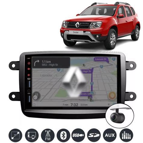 Central Multimídia 2 Din Renault Duster Sandero Logan Kwid FPIMPORT