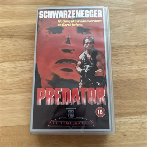 Predator Cbs Fox Vhs Video Arnold Schwarzenegger Picclick Uk