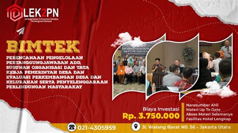 Bimtek Penatausahaan Dan Pertanggungjawaban Keuangan Desa