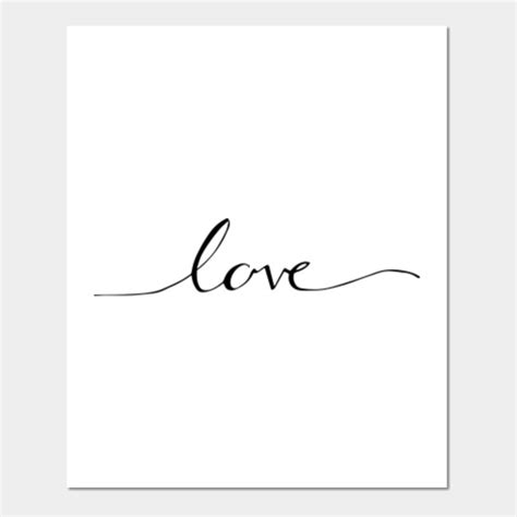 Calligraphy Love, Love Calligraphy Sign, Calligraphy Print, Hand Made Calligraphy Drawing, Love ...