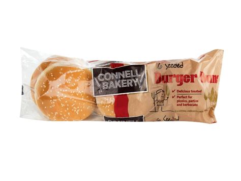 Connell Bakeryr 6 Seeded Burger Buns Lidl — Ireland Specials Archive