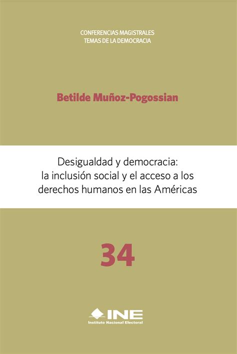 Desigualdad Y Democracia