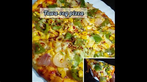 Tawa Pizza Recipe Without Oven And Yeast । ।ତୱା ପିିଜା । Homemade Veg Pizza Recipe।। Pizza On Pan