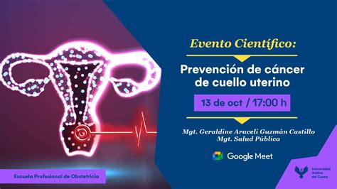 Evento Cient Fico Prevenci N De C Ncer De Cuello Uterino