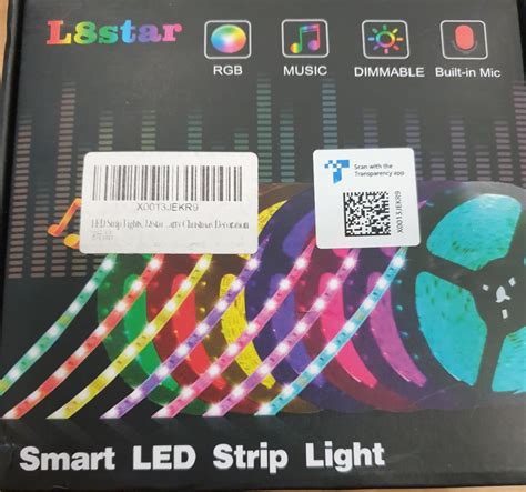 Led Strip Lightsl8star 5m164ft Flexible Strip Light Smd 5050 Rgb With Bluetooth Controller