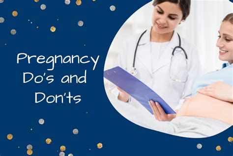 Pregnancy Do S And Don Ts