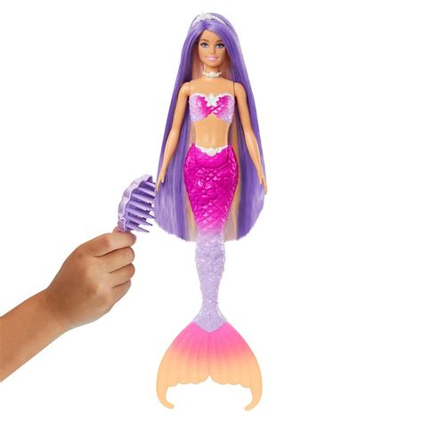 Muñeca Barbie Sirena Malibú Cambia de color