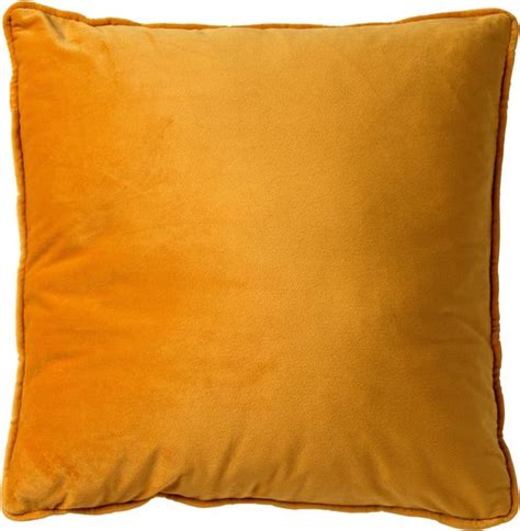 Dutch Decor Finn Sierkussen Velvet Golden Glow X Cm Geel