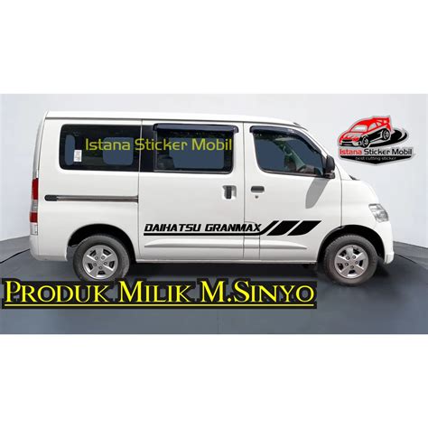 Jual Terbaru Stiker Mobil Granmax Sticker List Grandmax Striping Body