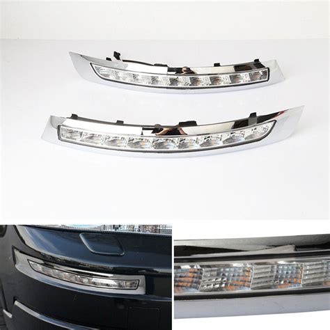 DRL FOR Volvo XC90 2007 2014 LED DAYTIME RUNNING LIGHT FOG LAMP WITH