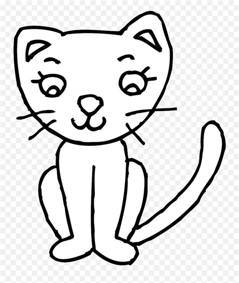 Easy Cat Drawing Cat Drawing Clipart Library Clipart Library Clip