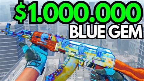 First Ever 1 000 000 Ak 47 Blue Gem 661 Most Expensive Cs2 Skin Youtube