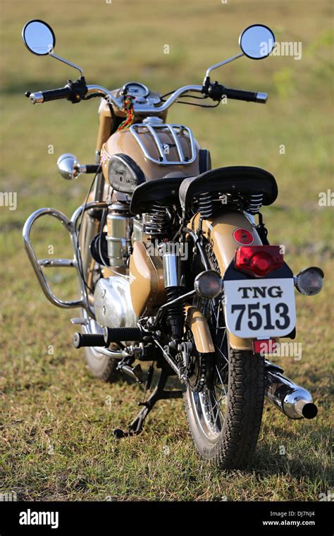 Royal Enfield Diesel Bullet India Stock Photo Alamy