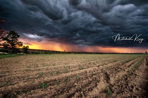 Stormy Sunset Thunderstorm Lightning Photography