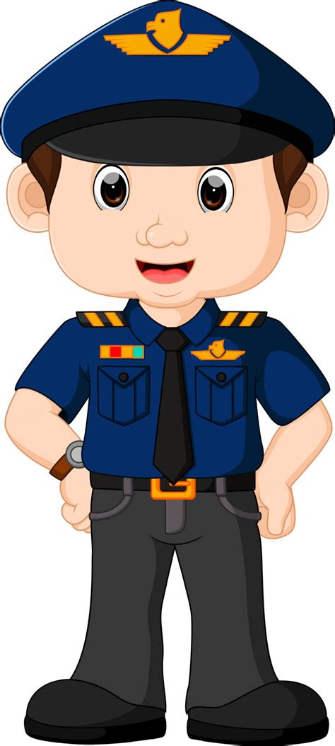 Young Policeman Cartoon 8020539 Vector Art At Vecteezy