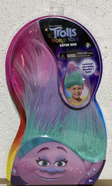 Trolls World Tour Satin Wig Dreamworks Ml112 For Sale Online Ebay