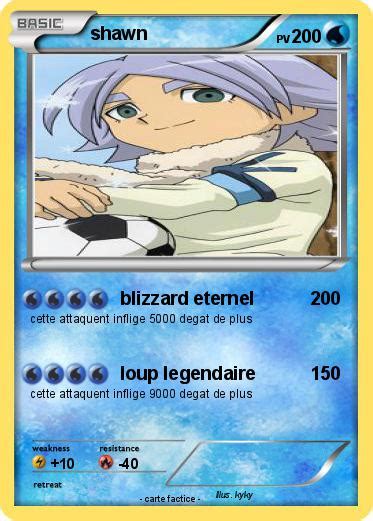 Pokémon shawn 1000 1000 blizzard eternel Ma carte Pokémon