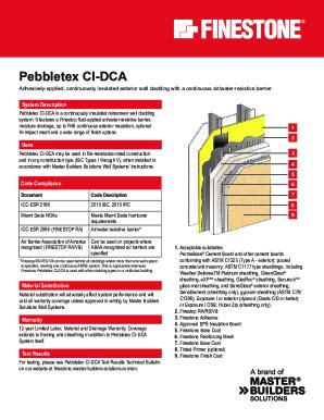 Fillable Online Pebbletex CI DCA With MaxGrip Veneer Mortar Master