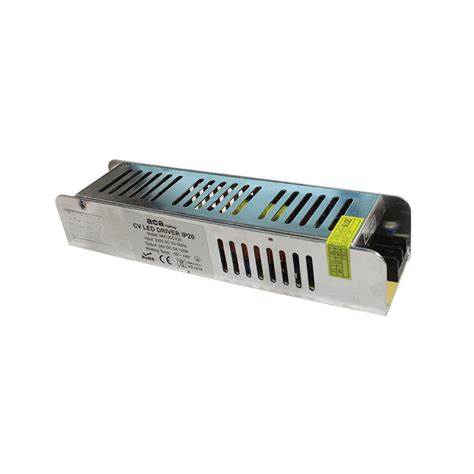 METAL CV LED DRIVER 120W 230V AC 24V DC 5A IP20 WITH TERMINAL