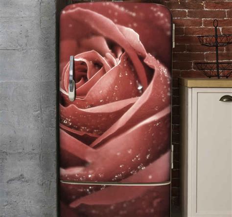 Roses Fridge Wrap Tenstickers