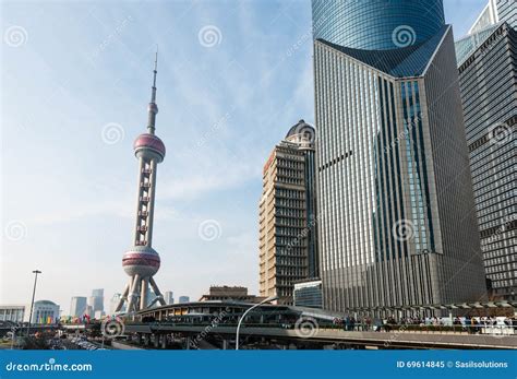 Shanghai City Scape Editorial Image Image Of Scene Panorama 69614845