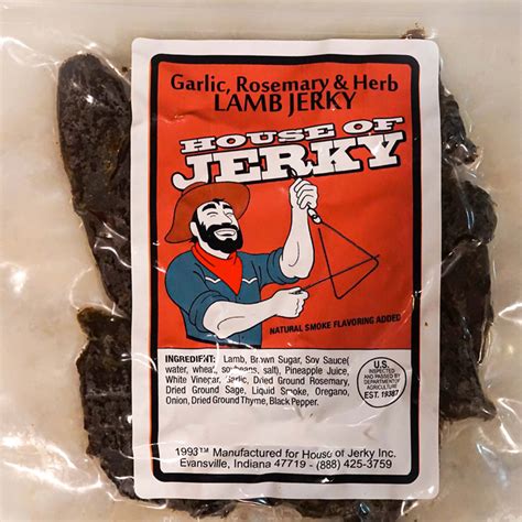 Lamb Jerky House Of Jerky