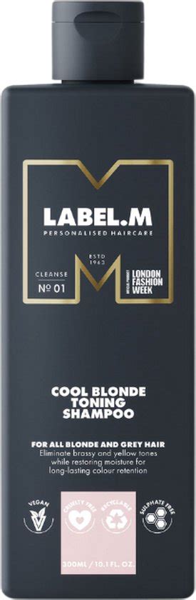 Label M Cleanse Cool Blonde Toning Shampoo 300ml Bol