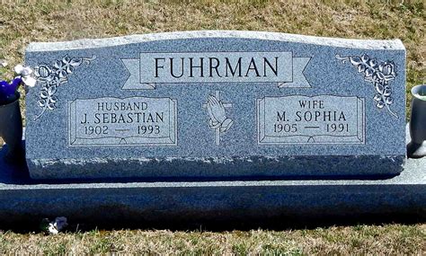 Johann Sebastian Fuhrman M Morial Find A Grave