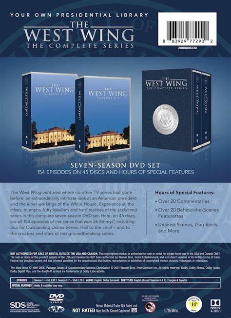 Buy The West Wing: The Complete Series 1-7 Box Set DVD | GRUV