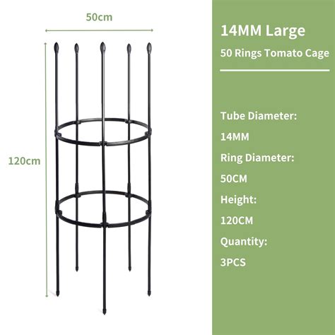 Snapklik Pack Tomato Cage Plant Stakes Tomato Cages Plant