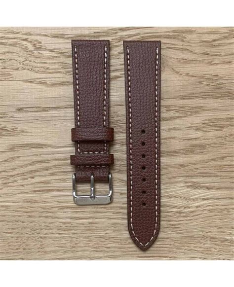 Bracelet MARRON 18mm veau structuré Atelier LBAM bracelet montre